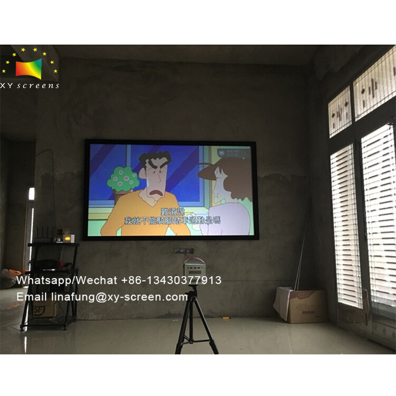 Buy Xy Screen 140 150 160 170 180 Projector Screen Wall Mounted Home ...