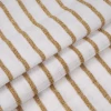 Yarn Dyed Polyester Viscose Lurex Spandex Hacci Rib Soft Knit Sport Fabric