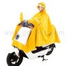 yellow fashion pvc raincoat rain gear