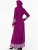 Import Zakiyyah 9204 European and American Style Winter Islamic Clothing 4XL Caftan Belt Dress Beaded Abaya from China