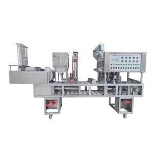 zhejiang Hongzhan BG-60b high quality full-automatic food tray filling and sealing trays machine