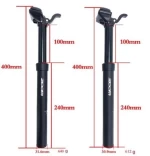 ZOOM bike seatpost 100MM Travel  30.9/31.9 mm mtb seat post Aluminum alloy seatpost