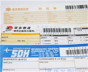 High quality barcode courier waybill printing service for courier company