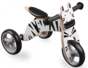 2020TINY TOT 2-IN-1 BAMBOO BALANCE BIKE AND TRICYCLE ANIMAL CARTOON APPEARANCE