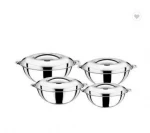 Buffet Warmer Chafing Dish Stainless Steel Insulate Pot Shaped Bowl Food Warmer Hot Pot Casserole Set Insulated Casserole