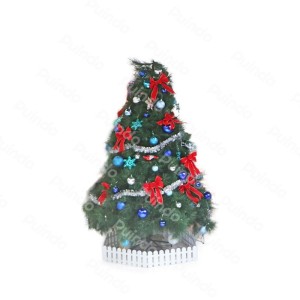 Puindo Artificial Christmas Tree with Ornaments T2