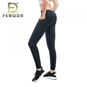 Fitness use slimming sweat pants thigh slimming pants neoprene slimming pants for Reduce weight
