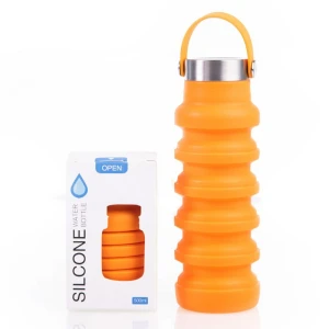silicone 500ml water bottle