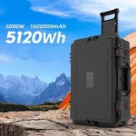 Outdoor Camping  Lifepo4 5000W Portable Power Station