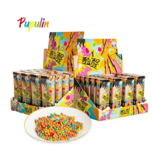 OEM Candy Wholesale Custom Private Label Halal Sour Jelly Beans Fruit Flavored Baby Bottle Shape Kids Candy Toy Candy S