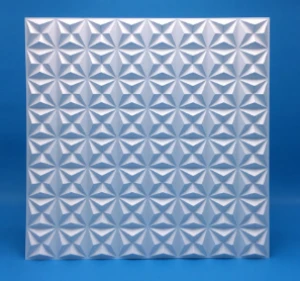 3D PVC sticker plastic wall panel for decoration