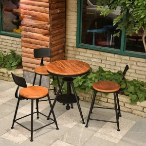 Solid bar garden set