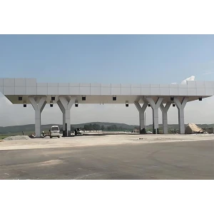 High Quality Large Span Steel Truss Roof for Toll Stations, Ensuring Stable Performance