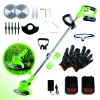 Factory Wholesale Price 21V Li-ion Battery Powered 2000mAh Electric Brush Cutter Weed Trimmer Handheld Grass Cutting Machine