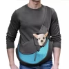 Breathable Mesh Travel Safe Sling Bag Carrier Adjustable Shoulder Strap Sling Pet Carrier