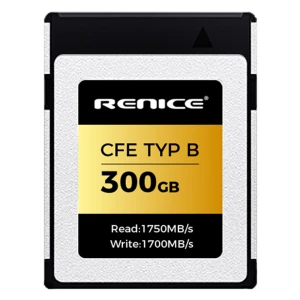 RENICE 300GB CFexpress Type B Card Read Speeds:1750MB/s Write Speeds:1700MB/s