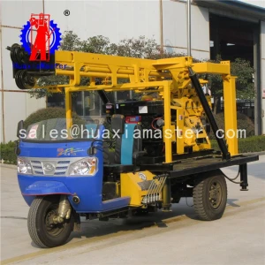 tricycle-mounted water well drilling rig/  borehole civil well drilling machine/geology exploration drilling equipment