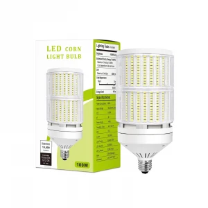 LED Corn Light Bulb 50W 100W 150W E27 E40, High Transparency, High Color Rendering