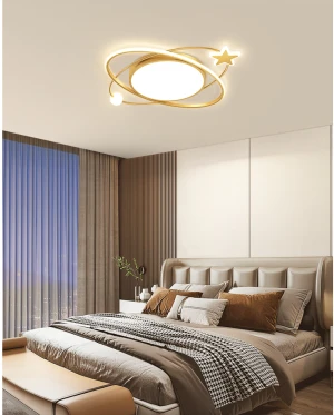 LED bedroom ceiling lamp modern simple study master bedroom children's room living room lamps Zhongshan eye protection