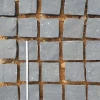 natrual split black basalt stone cobbles