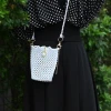 Pure hand-woven creative lace bucket bag
