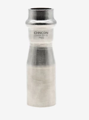 CHNCON Stainless Steel Press fitting Reducer Adapter MF m profile