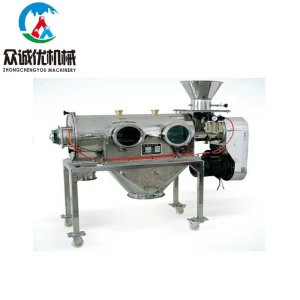 Centrifugal sieve machine, airflow sifter machine for powder
