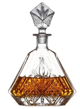 Classic Lead-free crystal whiskey glass decanter set and glass set