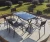 Import Backyard 5PCS Patio Dining Set with Square Glass Table and 4 Chairs Garden Set Outdoor Furniture from China