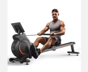 Factory Selling Indoor Gym Sports Equipment Exercise Rower Rowing Machine With Lcd
