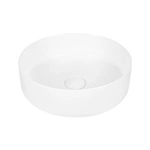 Bathroom Glassy White Ceramic Countertop Vanity Hand wash Vessel Sink