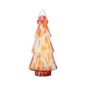 Christmas Tree Unique Shape Decoration Gift In Orange