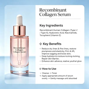 Customized LOGO Recombinant Collagen Serum