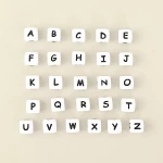 BS0005 Silicone Letter Beads