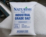 Naturish Food Industrial Grade Salt – High Purity Non-Iodized Industrial Salt 50 KG Bag