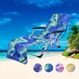 removable beach lounge absorbent cover