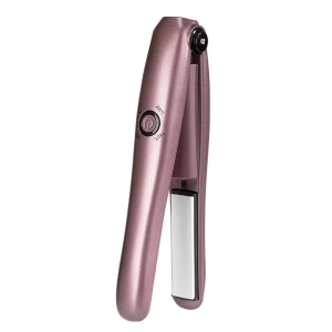 New Style Led Temperature Display Portable Rechargeable Wireless Mini Hair Straightener Tools