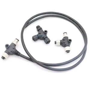 NMEA2000 T power overmolded cable cordset TPU male to female 5Pin A code power extension cable for marine