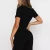 Import Wholesale Latest Basic Loungewear Set Women Crop Top High Drawstring Waistband Flare Legs Ribbed Pants Ladies 2 Piece O from China