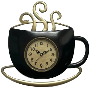 a 13inch clock in shap of cup for diningroom