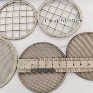 304 316 316Lstainless steel wire mesh screen filter panel/disc