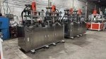 Double station powder forming hydraulic press, salt block tablet press