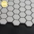 Import 1 Hexagon White Ceramic Mosaic Tiles for Bathroom and Kitchen Backsplash from China