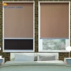 100% Blackout Double Layer Roller blinds Day&Night Roller Shades Window blinds Bedroom Office Blinds No. RB_DN_C15