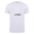 Import 100% combed cotton Men plain white color basic T shirt from China