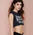 Import 100% Cotton New Arrival Sexy Crewneck Short Cool Fresh Girl Letter Print Pretty Summer Casual Crop Top Fashion Tank Top Women from China
