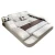 Import 100% cow hide skin genuine leather bed with massage/speaker/bluetooth function Modern multifunctional bed from China