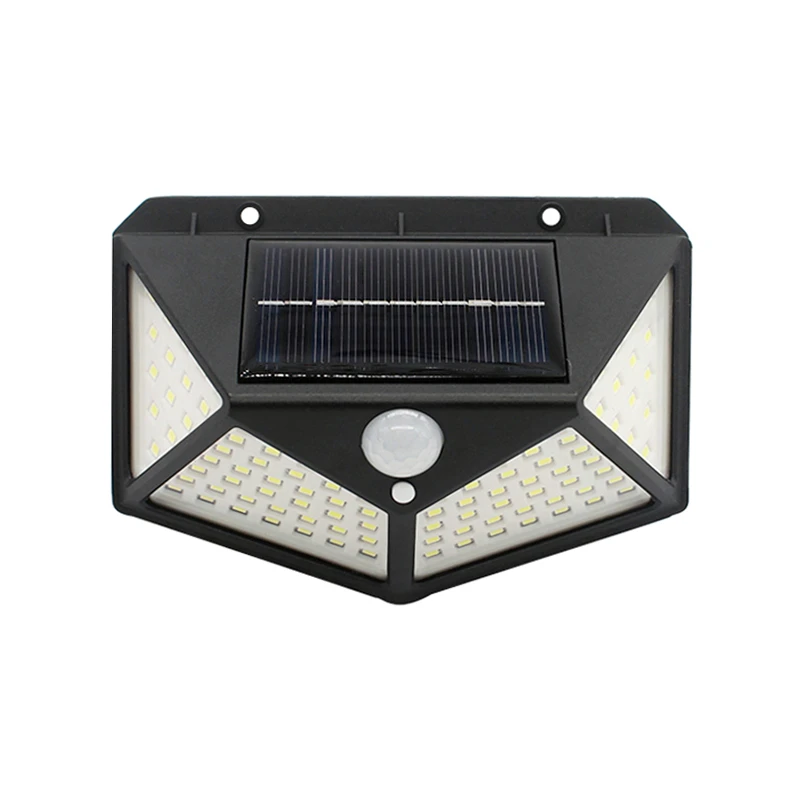 100 LED Solar Power Outdoor IP65 Waterproof Garden LED Light Motion Sensor PIR Wall Lamp Lamparas Luces Focos Luces Luz Solares