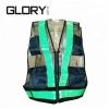 100% polyester mesh multifunctional  reflective safety clothing safety vest with pocket