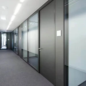 100 Series Home Office Building Glass Divider Office Divider Glass Partitions